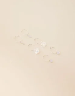 Accessorize Filigree Hoop Earrings Set of Three
