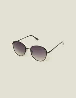 Accessorize Fine Rim Round Sunglasses
