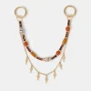Accessorize Fish Chain Beaded Bag Charm