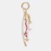 Accessorize Fish Pearl Beaded Bag Charm