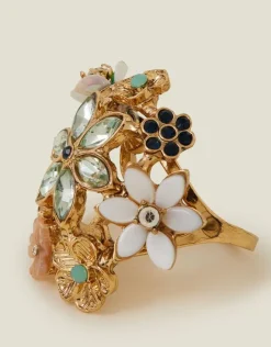 Accessorize Floral Bouquet Ring Multi