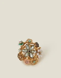 Accessorize Floral Bouquet Ring Multi