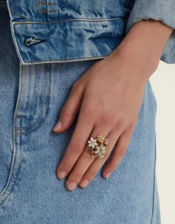 Accessorize Floral Bouquet Ring Multi