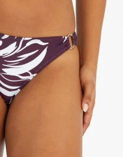 Accessorize Floral Print Bikini Bottoms Brown