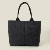 Accessorize Floral Quilted Nylon Tote Bag