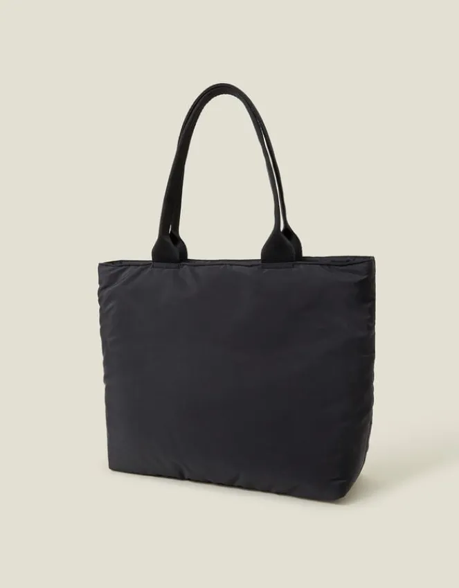 Accessorize Floral Quilted Nylon Tote Bag