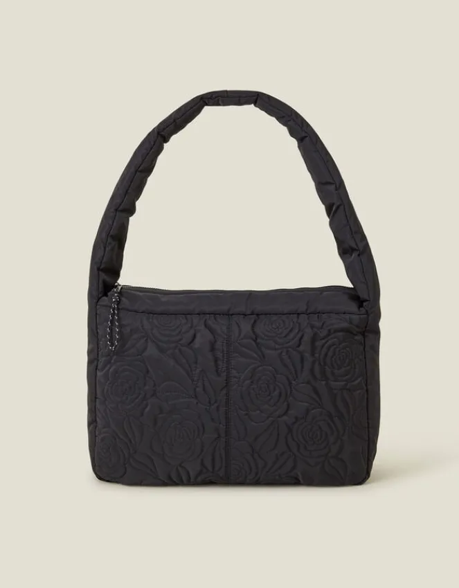 Accessorize Floral Quilted Shoulder Bag
