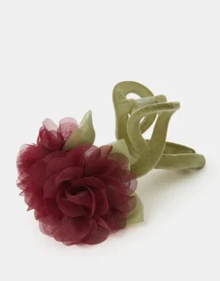 Accessorize Flower Claw Clip