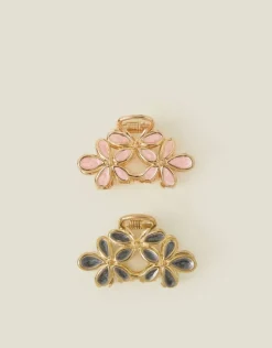 Accessorize Flower Claw Clips Set of Two