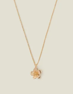 Accessorize Flower Pendant Necklace