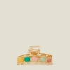 Accessorize Gemstone Metal Claw Clip