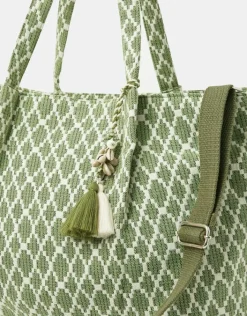 Accessorize Geometric Print Weekender Bag