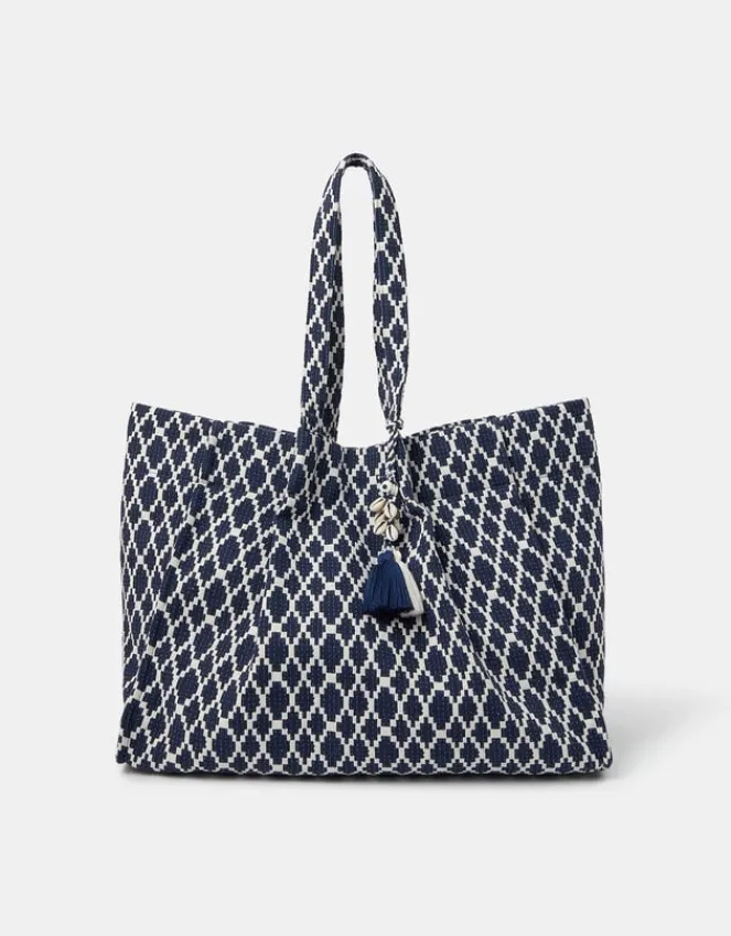 Accessorize Geometric Tote Bag