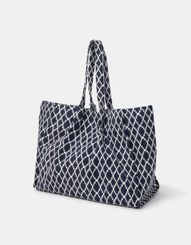 Accessorize Geometric Tote Bag