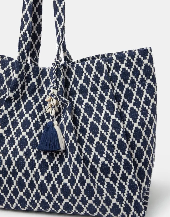 Accessorize Geometric Tote Bag