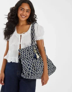 Accessorize Geometric Tote Bag