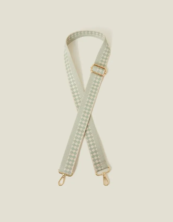 Accessorize Geometric Webbing Bag Strap