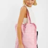 Accessorize Gingham Shopper Bag