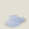 Accessorize Gingham Sun Visor