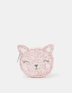 Accessorize Girls Animal Print Cat Purse