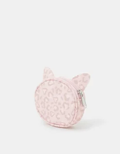 Accessorize Girls Animal Print Cat Purse