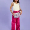 Accessorize Girls Beach Print Confetti Cross-Body Bag