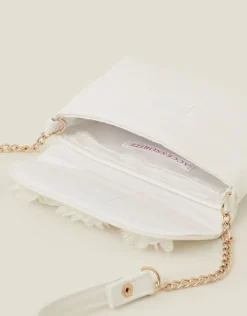Accessorize Girls Diamante Corsage Flower Bag