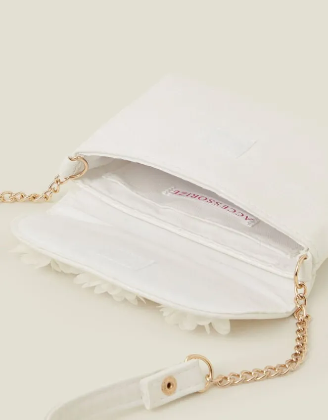Accessorize Girls Diamante Corsage Flower Bag