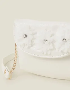 Accessorize Girls Diamante Corsage Flower Bag