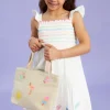 Accessorize Girls Embroidered Shopper Bag