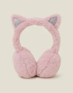 Accessorize Girls Faux Fur Cat Earmuffs