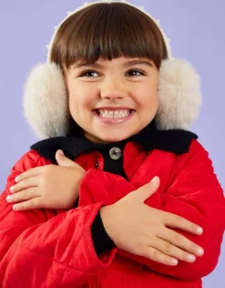 Accessorize Girls Faux Fur Pearl Earmuffs