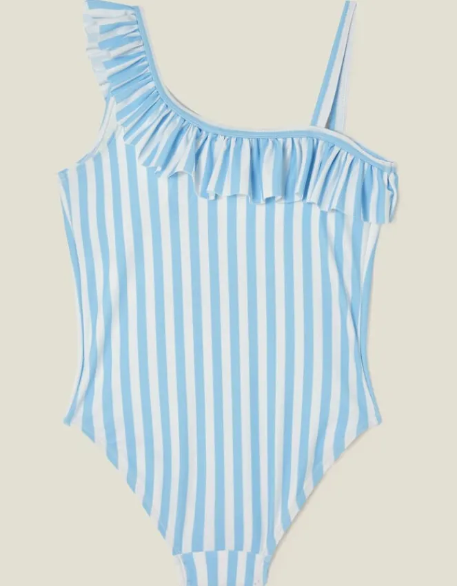 Accessorize Girls Flamingo Embellished Swimsuit Multi