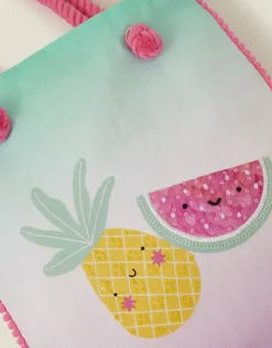 Accessorize Girls Fruit Print Shopper Bag