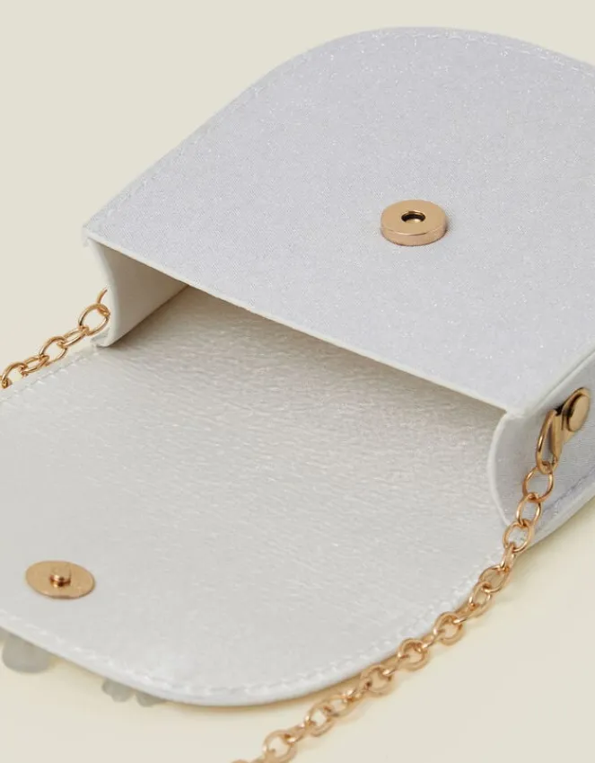 Accessorize Girls Gem Flower Mini Bag