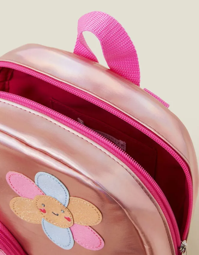 Accessorize Girls Ice Cream Pocket Metallic Backpack