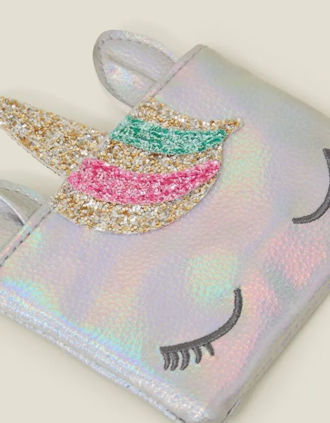 Accessorize Girls Iridescent Unicorn Purse