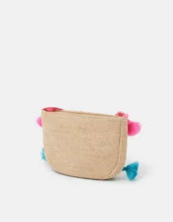 Accessorize Girls Mirror & Tassel Embellished Bag