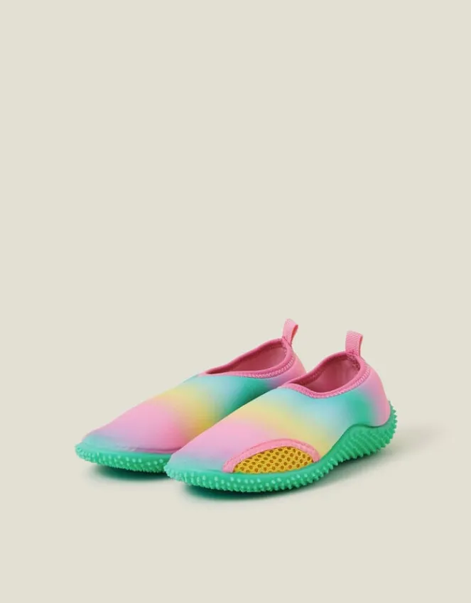 Accessorize Girls Ombre Swim Shoes Multi