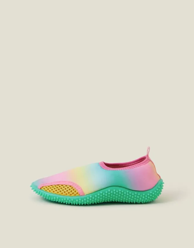 Accessorize Girls Ombre Swim Shoes Multi