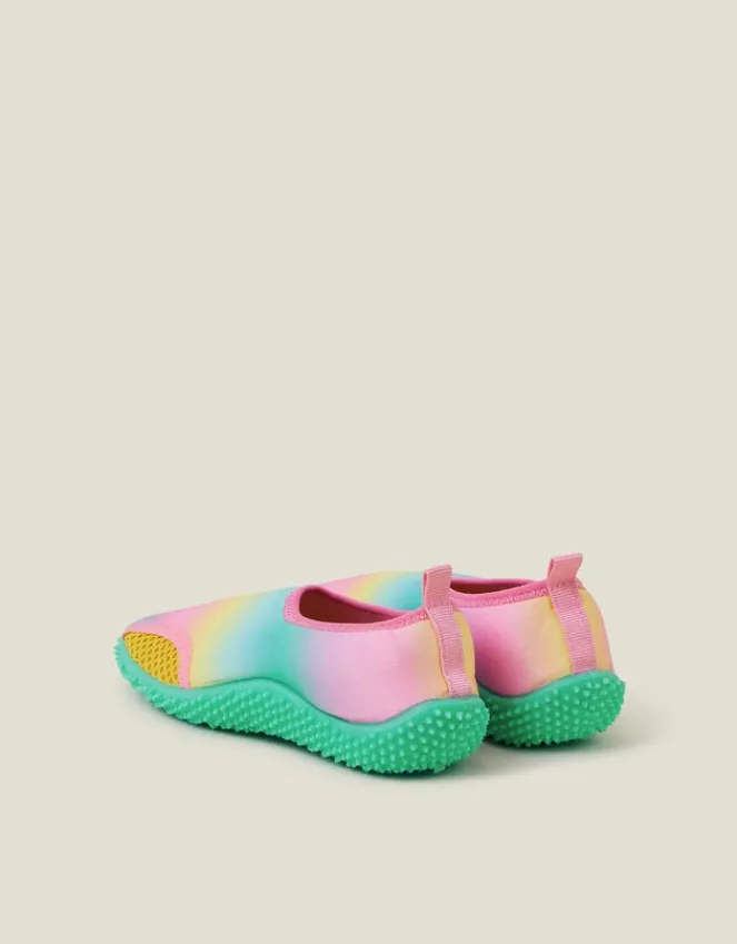 Accessorize Girls Ombre Swim Shoes Multi