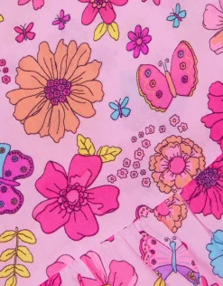 Accessorize Girls Retro Floral Swing dress Multi