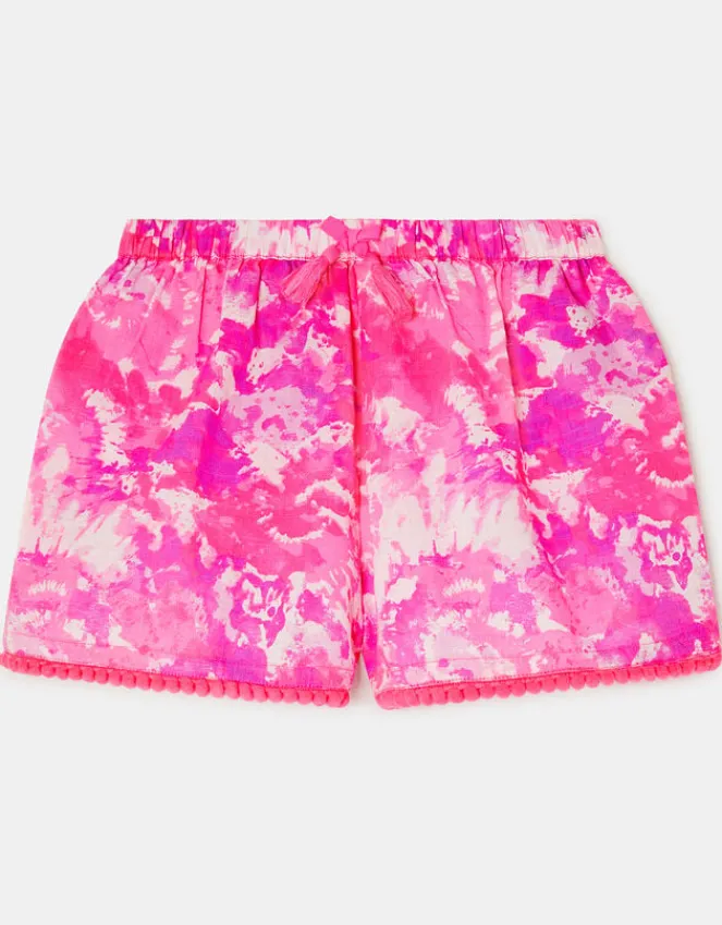 Accessorize Girls Tie Dye Shorts Multi