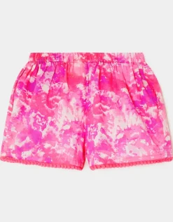 Accessorize Girls Tie Dye Shorts Multi