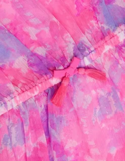 Accessorize Girls Tie-Dye Kaftan Multi