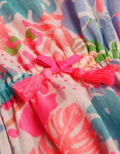 Accessorize Girls Tropical Print Kaftan Multi