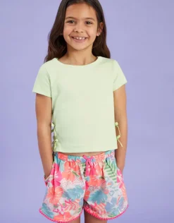 Accessorize Girls Tropical Print Shorts Multi