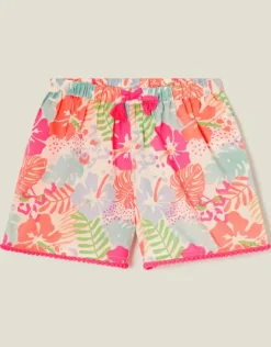 Accessorize Girls Tropical Print Shorts Multi