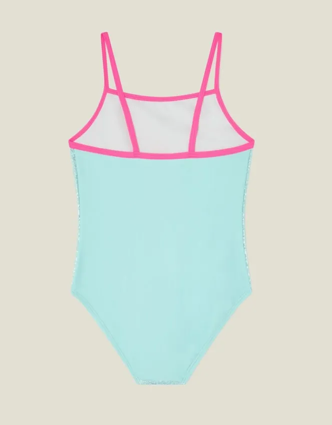 Accessorize Girls Unicorn Swimsuit Multi