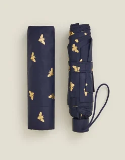 Accessorize Golden Bee Print Umbrella